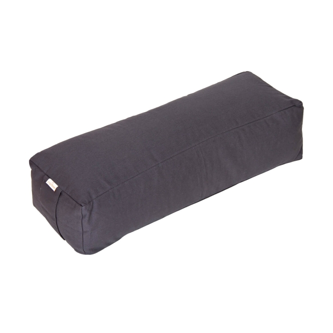 Traversin pour yoga et pilates - rectangulaire BASIC gris