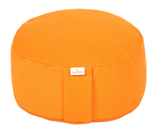 Coussin de méditation BASIC Les écales de sarrasin | orange