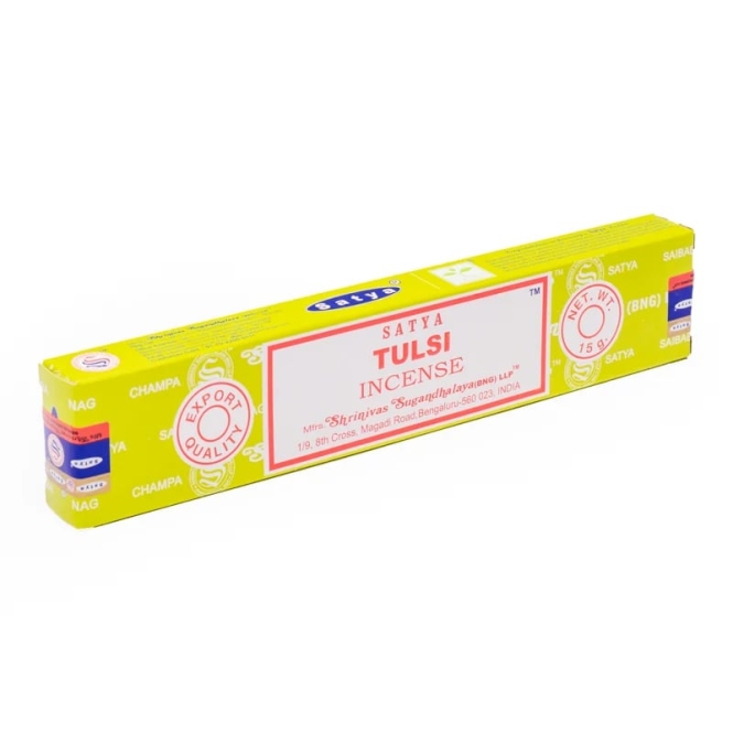 Bâtons d'encens Tulsi de Satya 