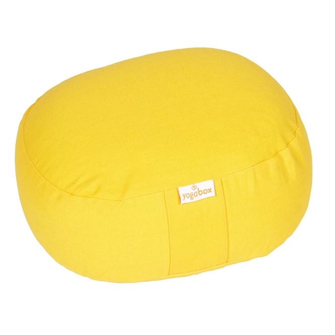 Mini-coussin de méditation Yogilino® ovale BASIC vitellus