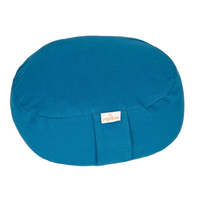 Mini-coussin de méditation Yogilino® ovale BASIC pétrole