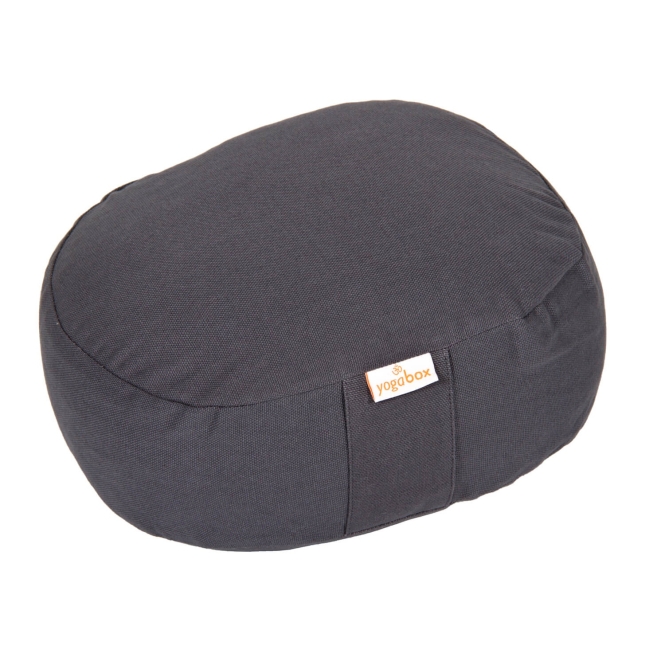 Mini-coussin de méditation Yogilino® ovale BASIC gris