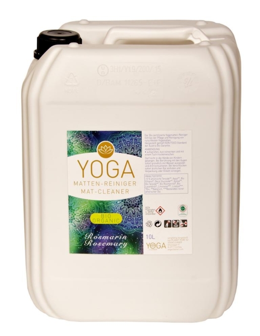 Nettoyant pour tapis de yoga certifié biologique 10 l | romarin