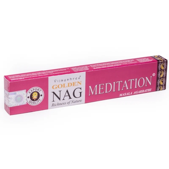 Bâtons d'encens Golden Nag Meditation 