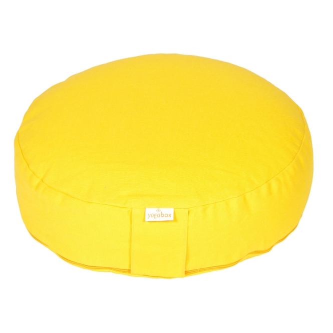 Coussin de méditation BASIC extra FLAT vitellus