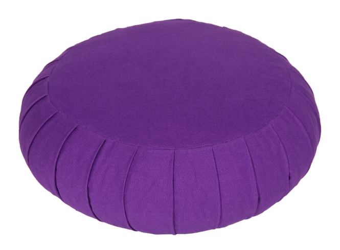 Coussin de méditation / coussin de yoga Zafu BASIC avec ZIP lilas