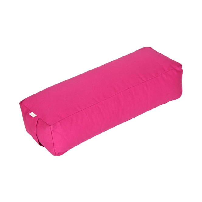 Traversin pour yoga et pilates - rectangulaire BASIC magenta