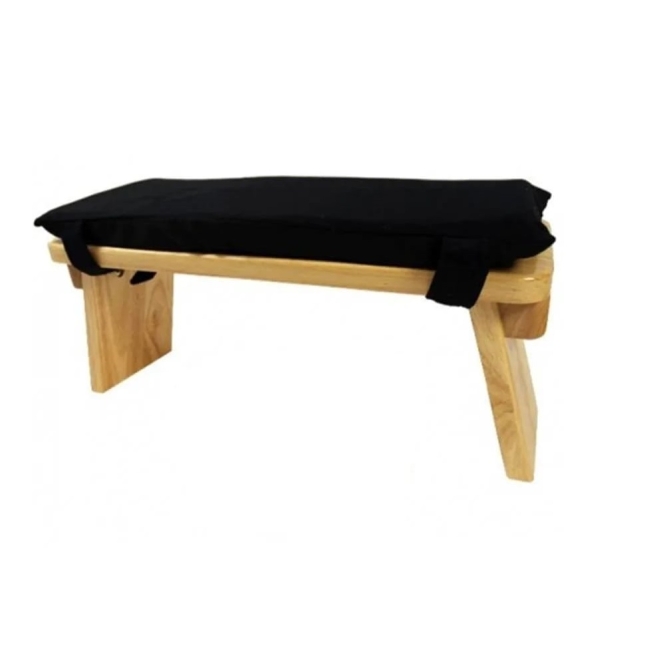 Coussin de banc de méditation noir 