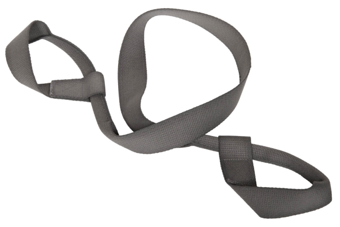 Tapis de yoga sangle Made in Germany gris