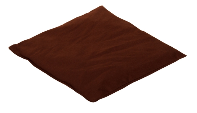 Coussin en cerisier 25 x 25 cm Made in Germany marron